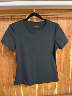 Classic Black Short Sleeve Crewneck Tee